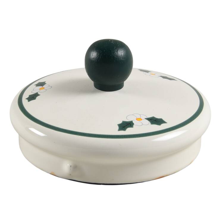 Snow Village Lid for Metal Kettle