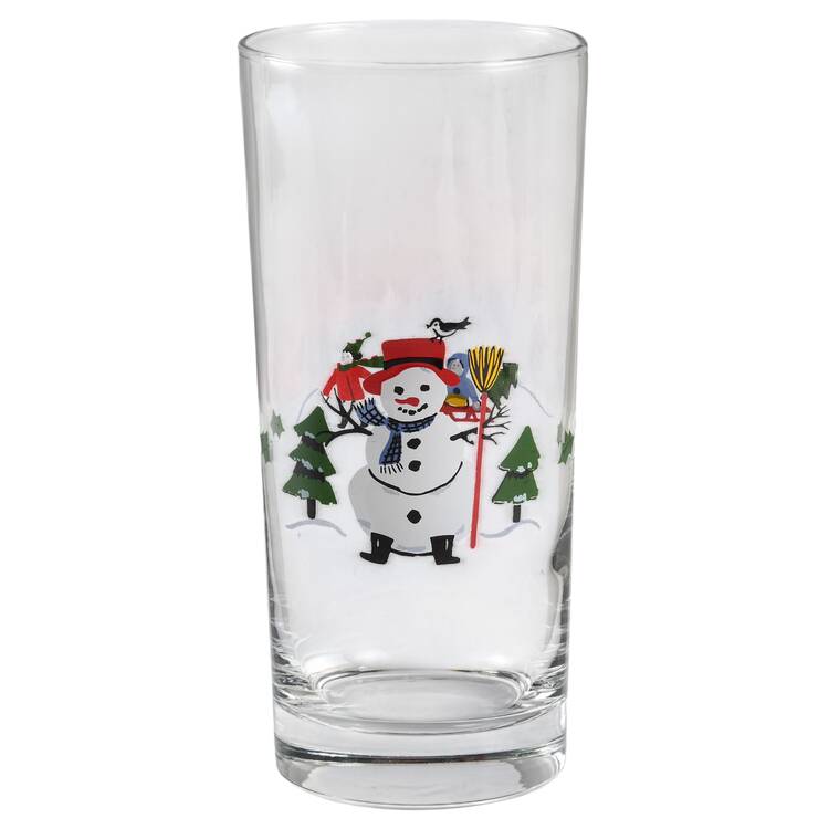 Snow Village 14 Oz Glassware Cooler