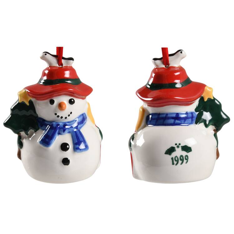 Snow Village Bell Ornament