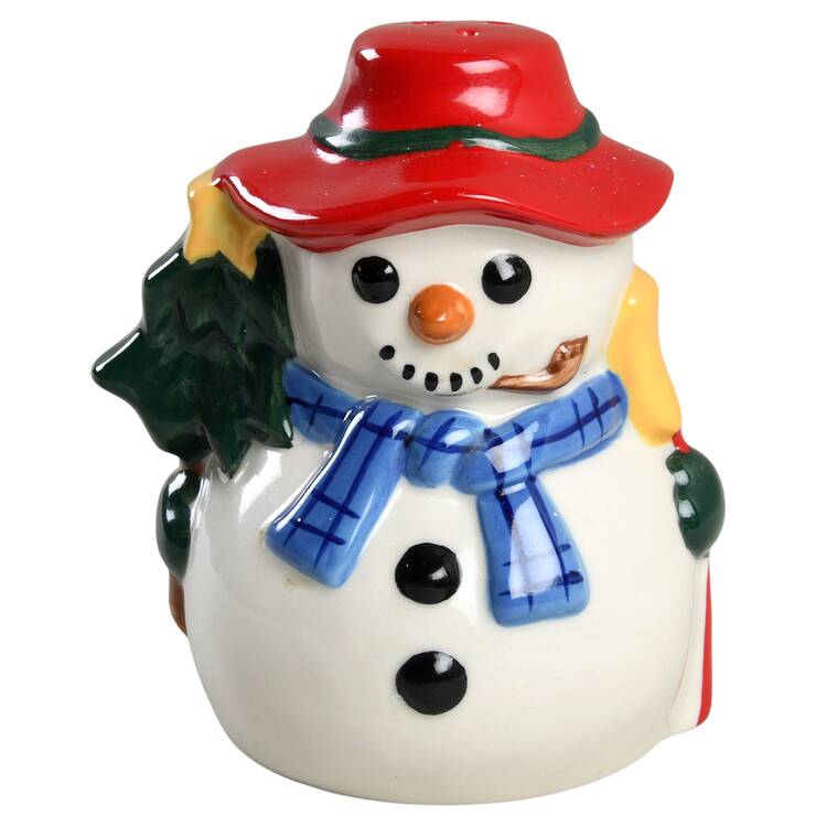 Snow Village Figural Pepper Shaker