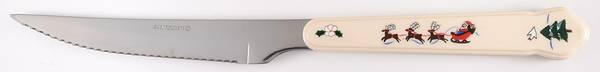 Snow Village Individual Steak Knife