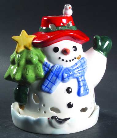 Snow Village 2-Piece Pierced Lighting