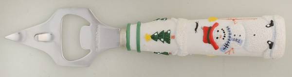 Snow Village Bottle Opener