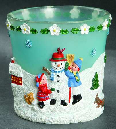 Snow Village Scenic Votive Cup