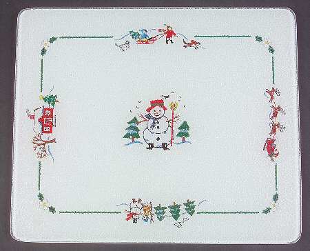 Snow Village 12" Counter Saver