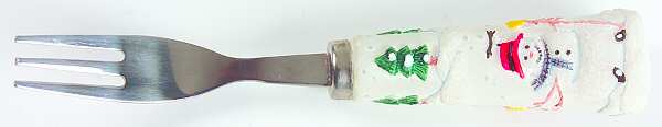 Snow Village Hors d"Oeuvre Fork
