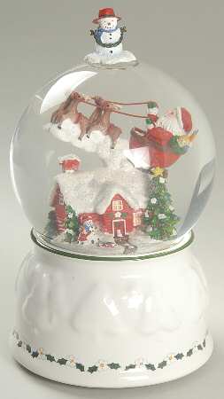 Snow Village Snow Globe