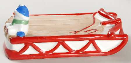 Snow Village Soap Dish