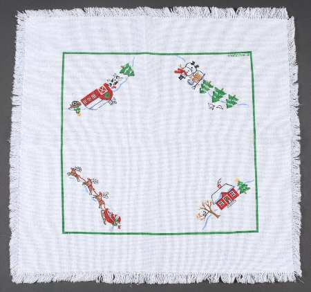 Snow Village Cloth Napkin