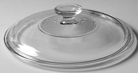 Snow Village 1.5 Quart Round Covered Baker Lid
