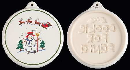 Snow Village Cookie Mold/Press