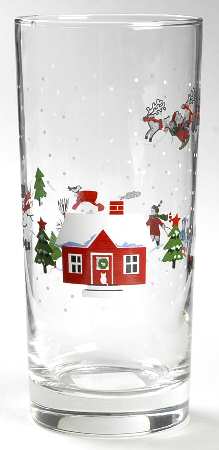 Snow Village 14 Oz Glassware Cooler