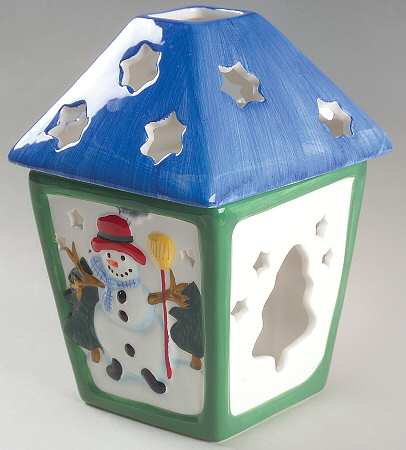 Snow Village 2 Piece Lantern Luminary
