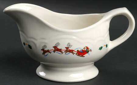 Snow Village Gravy Boat