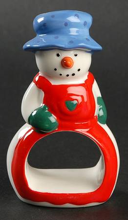 Snow Village Napkin Ring