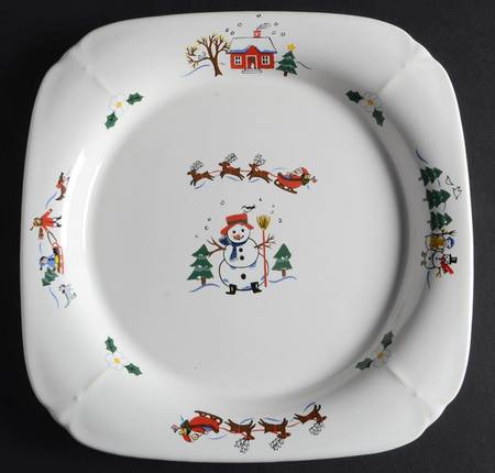 Snow Village Individual Square Server