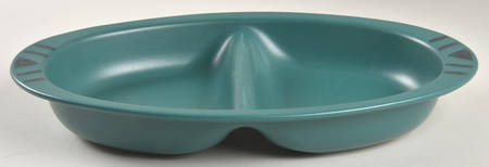Solstice 14" Oval Divided Vegetable Bowl