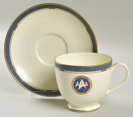 Star Trek (Bone China) Footed Cup & Saucer Set