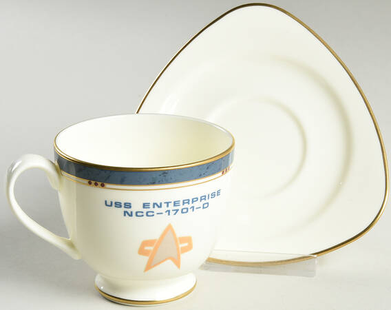 Star Trek (Bone China) Footed Cup & Saucer Set