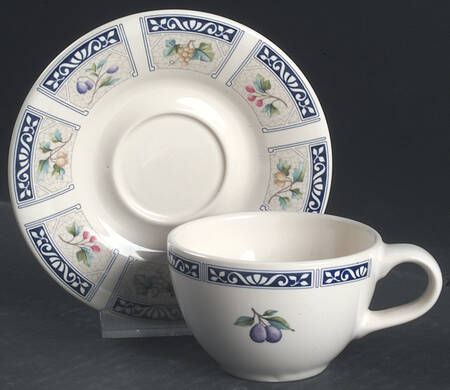 Sunbury Grove Flat Demitasse Cup & Saucer Set