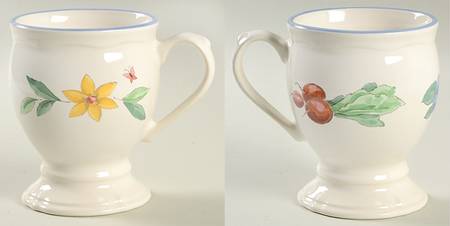 Summer Garden Pedestal Mug