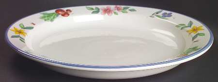 Summer Garden Deep Round Platter