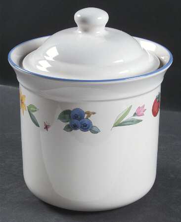 Summer Garden Medium Canister & Lid