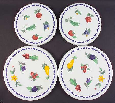 Summer Garden Melamine Stove Covers Set 8" & 10"