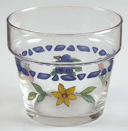 Summer Garden Glassware Flower Pot/Votive