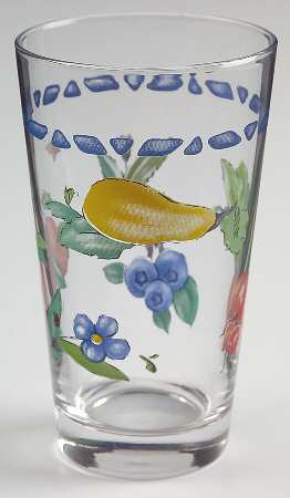 Summer Garden 16 Oz Glassware Cooler by Pfaltzgraff