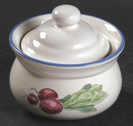 Summer Garden Sugar Bowl & Lid