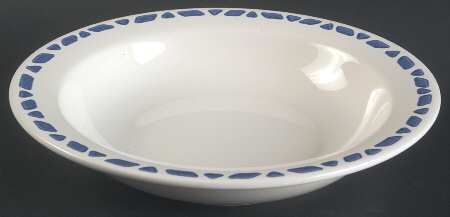 Summer Garden Undecorated Rim Soup Bowl
