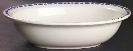 Summer Garden 10" Oval Vegetable Bowl