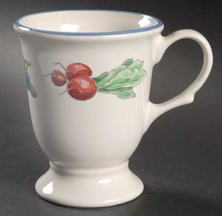 Summer Garden Extra Large 16 Oz Pedestal Mug