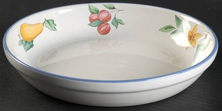 Summer Garden Pie Serving Plate