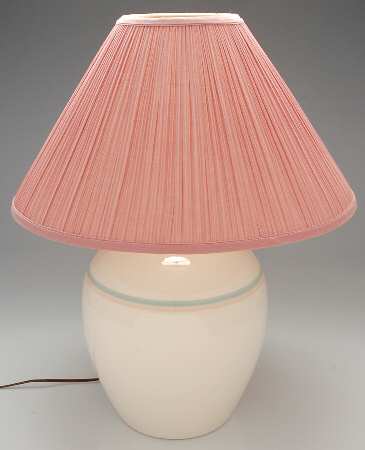Sunrise Potter's Jar Lamp & Shade (Pfaltzgraff)