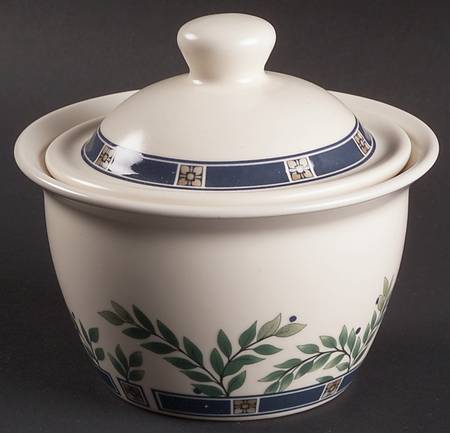 Sylvan Court Sugar Bowl & Lid