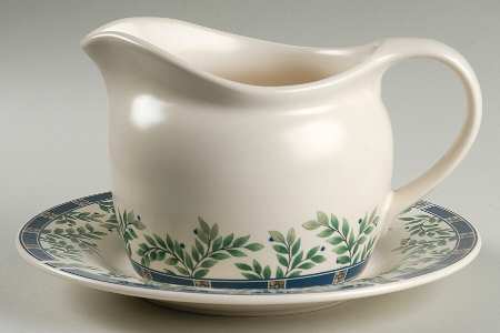 Sylvan Court Gravy Boat & Underplate