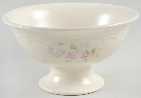 Tea Rose Pedestal Bowl