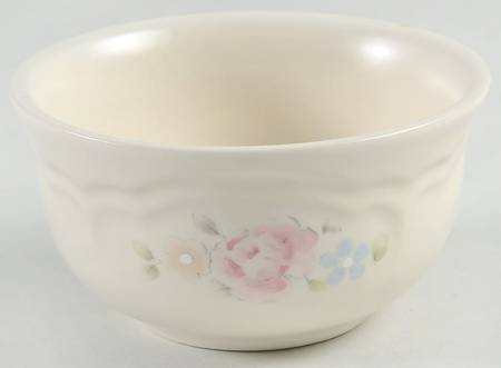 Tea Rose Dessert Bowl by Pfaltzgraff