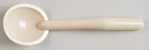 Tea Rose Plastic Spoon (For Glass Sugar Bowl & Plastic Lid)