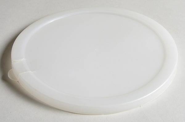 Tea Rose Plastic Lid for 7 3/8" Metal Bowl