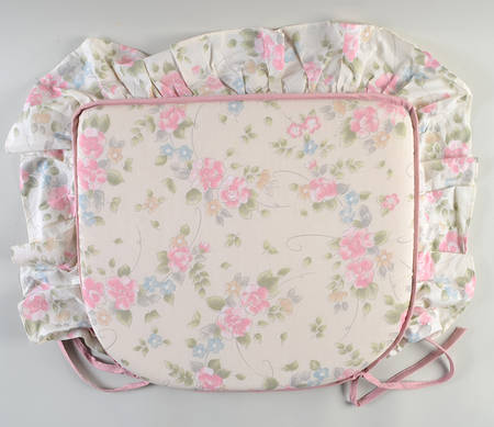 Tea Rose Chair Pad/Cushion