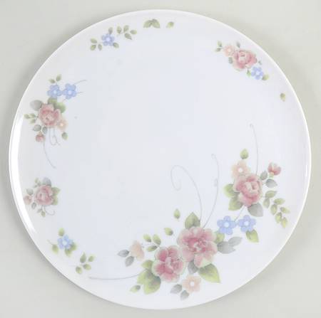 Tea Rose Melamine Dinner Plate