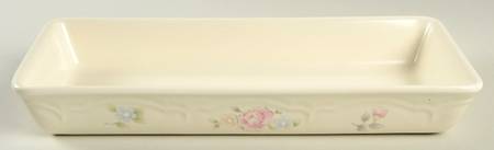 Tea Rose 11" Rectangular Tray