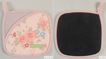 Tea Rose Cloth Potholder