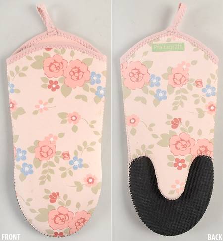 Tea Rose Cloth Oven Mitt