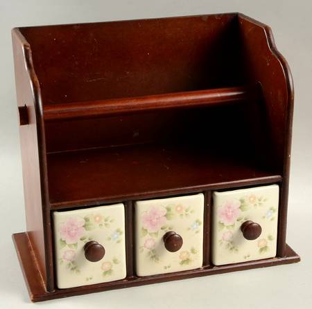 Tea Rose Paper Towel Organizer