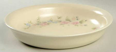 Tea Rose Round Oven-to-Table Pie Plate