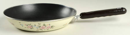 Tea Rose 9" Open Metal Skillet